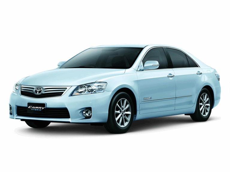 ภาพอ้างอิง Toyota Camry Hybrid AHV40 รุ่นปี 2009 สี Light Blue Mica